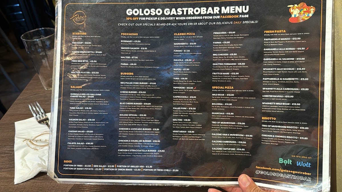 Menu Goloso Gastro Bar And Pizzeria-1