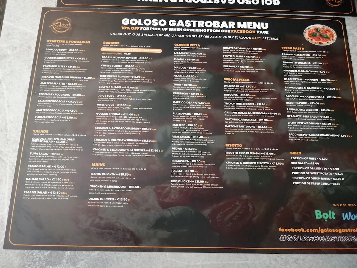 Menu Goloso Gastro Bar And Pizzeria-2