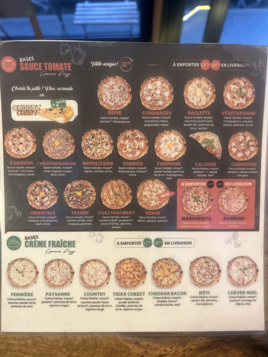 Menu Gomorra Pizza Au Feu De Bois-6