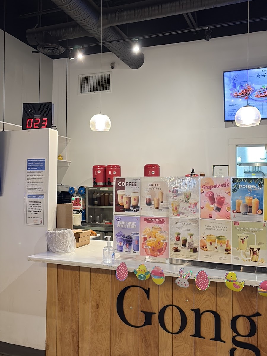 Gong Cha Bubble Tea + Arirang Rice Hotdog-3