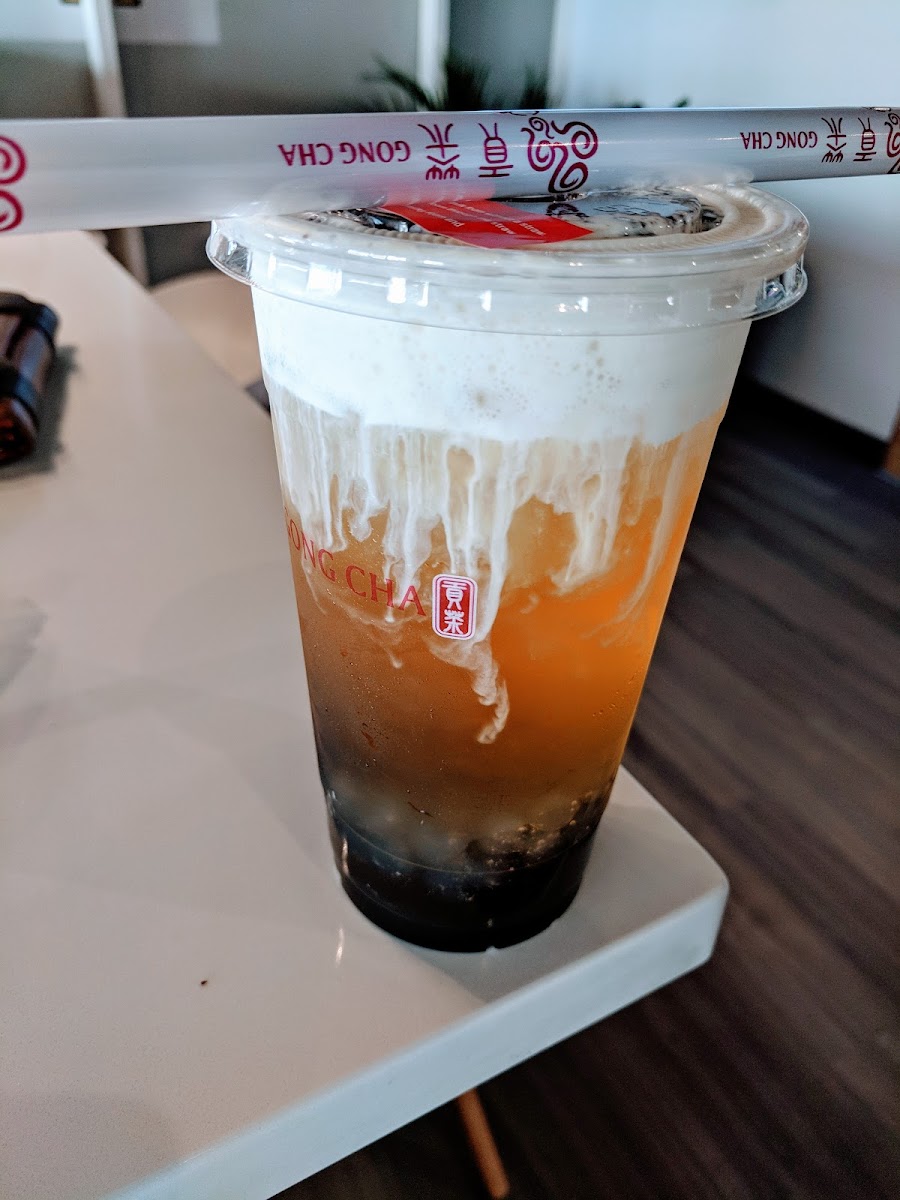 Gong Cha Bubble Tea + Arirang Rice Hotdog-5