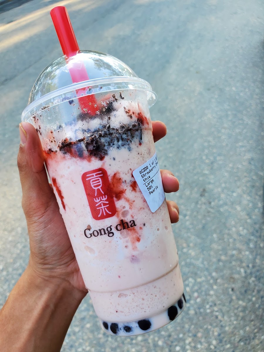 Gong Cha Bubble Tea + Arirang Rice Hotdog-6