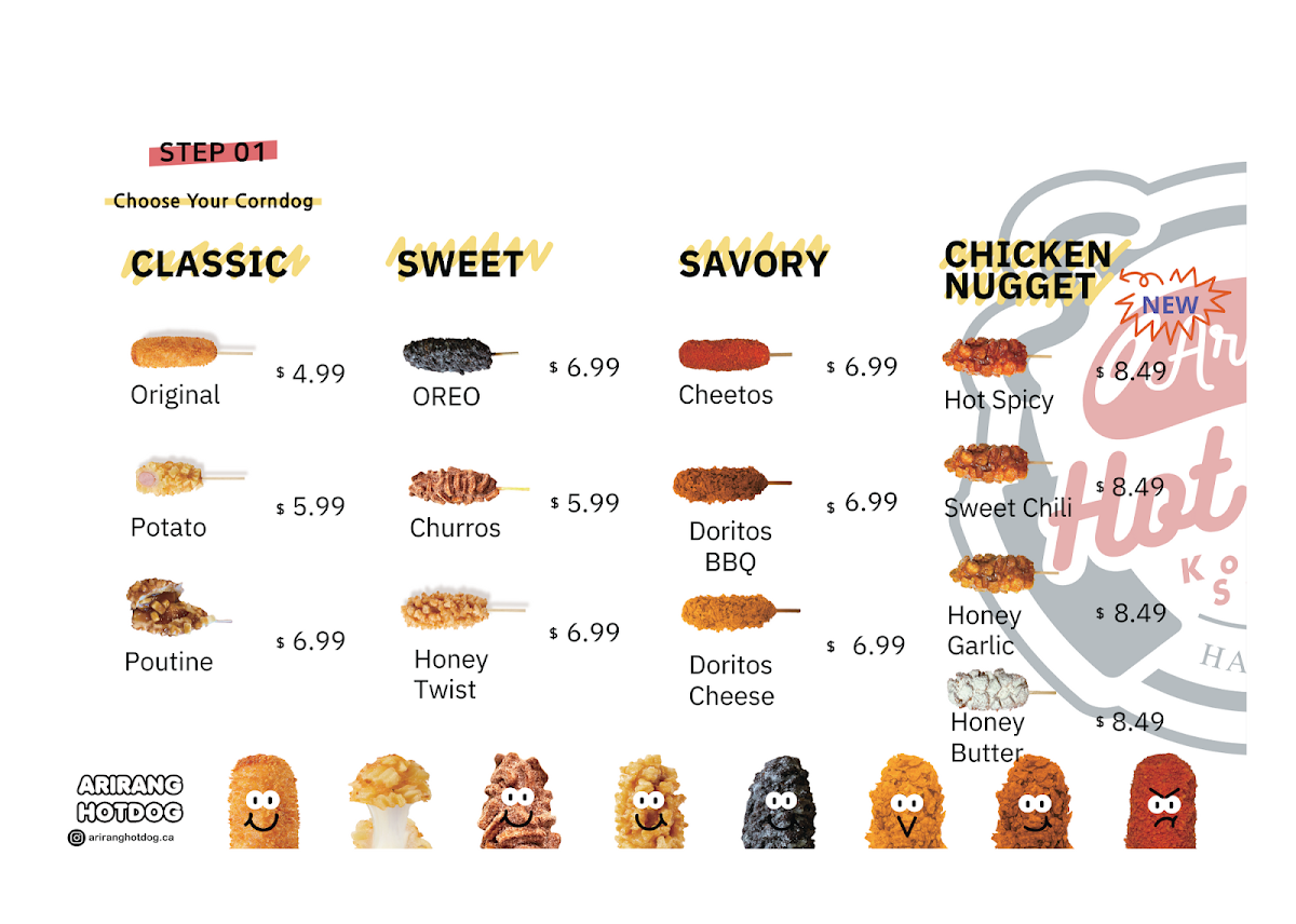Menu Gong Cha Bubble Tea + Arirang Rice Hotdog-7