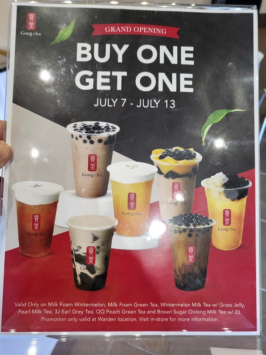 Menu Gong Cha Warden-7