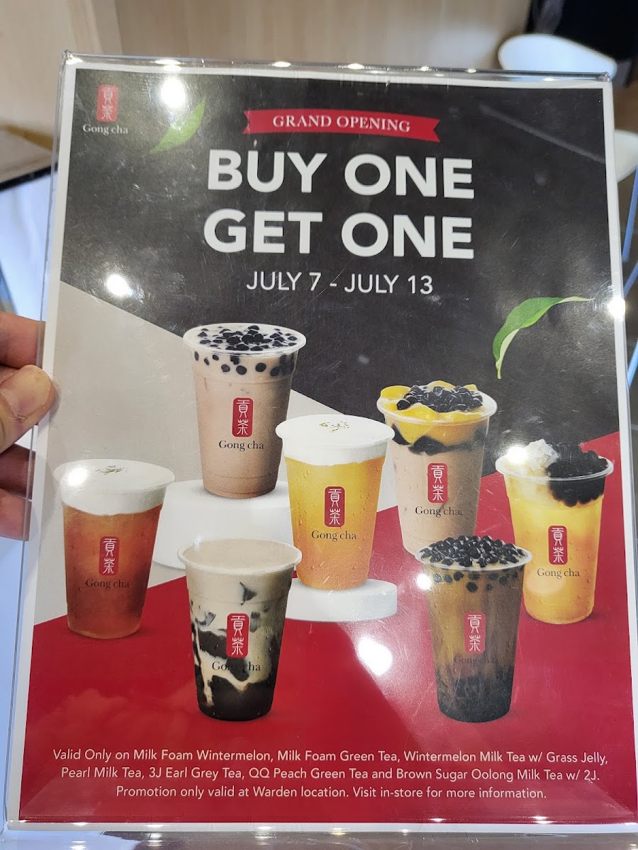 Menu Gong Cha Warden-8