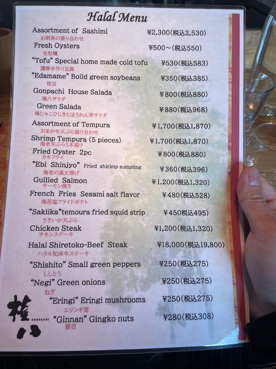 Menu Gonpachi-4