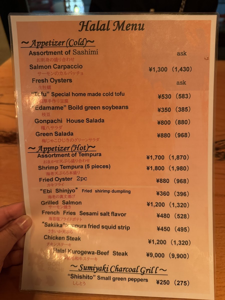 Menu Gonpachi-7
