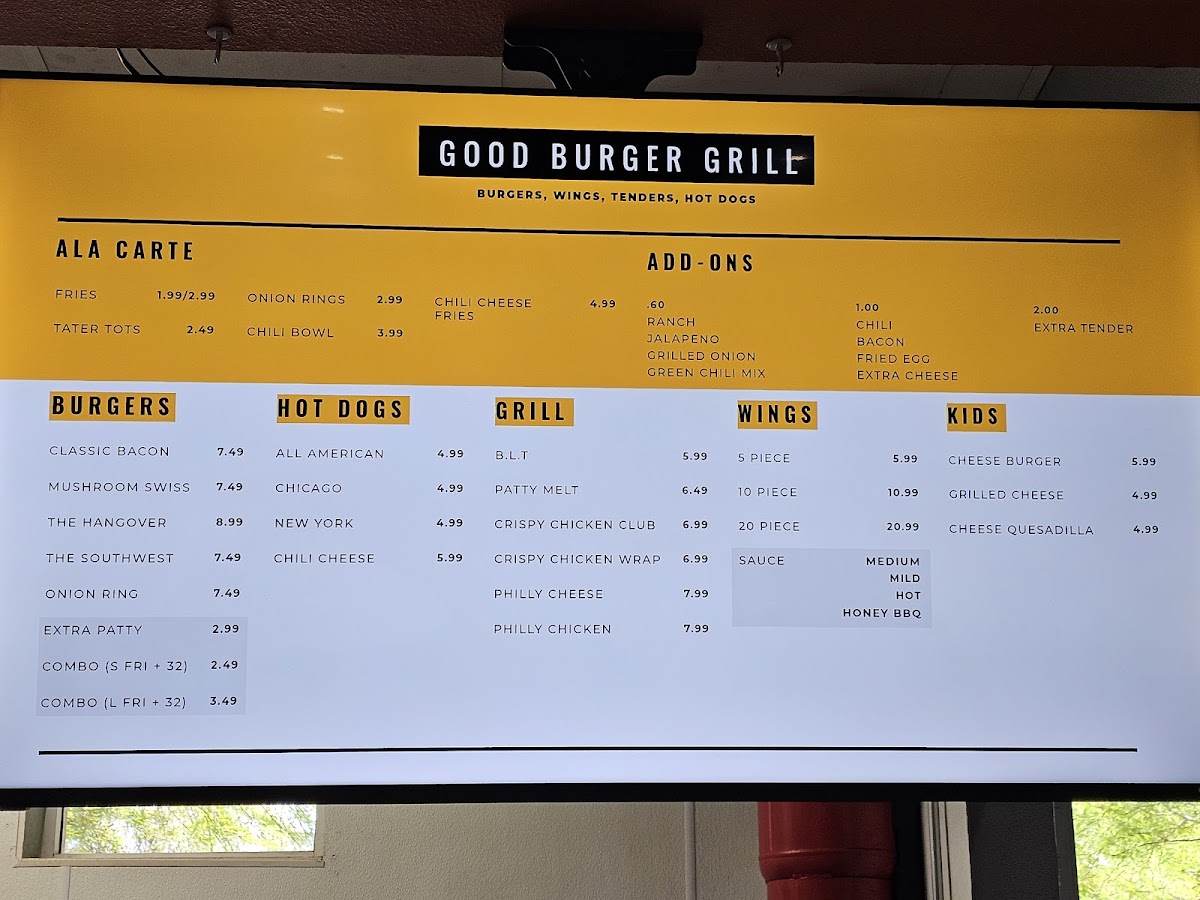 Menu Good Burger Grill-2