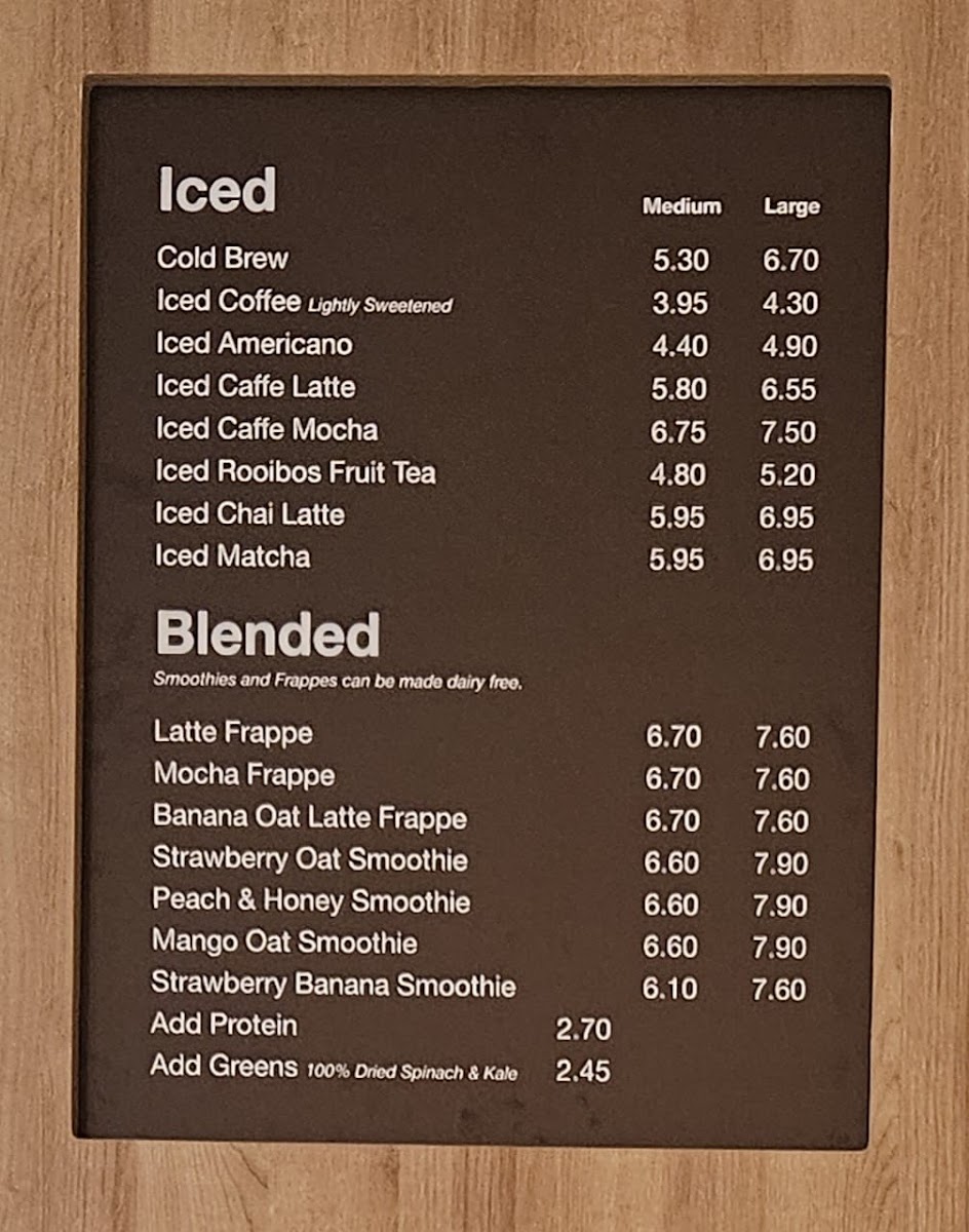 Menu Good Earth Coffeehouse - Robson-1