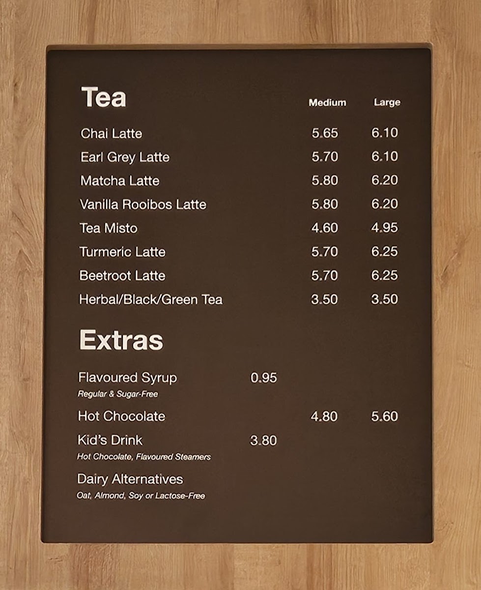 Menu Good Earth Coffeehouse - Robson-2
