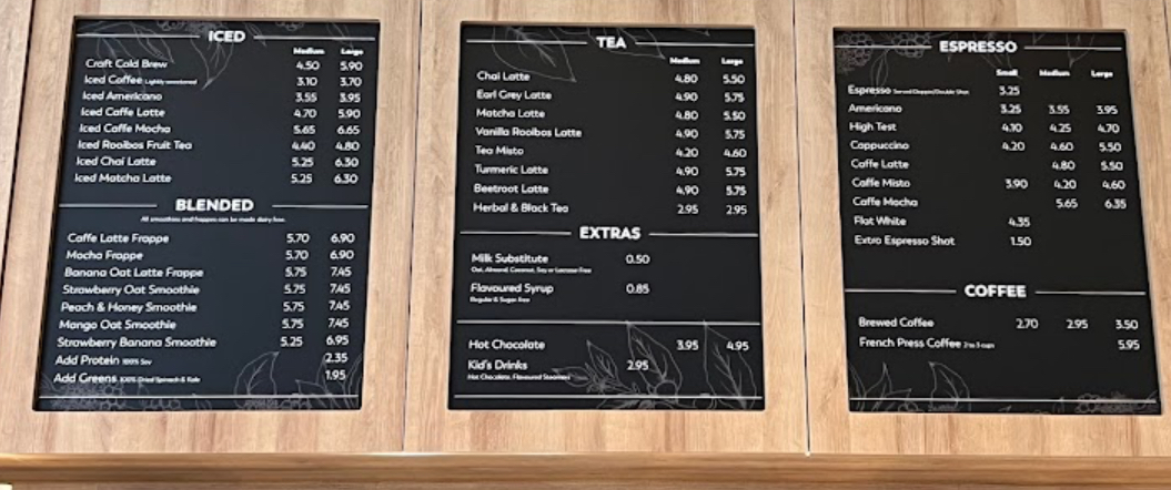 Menu Good Earth Coffeehouse - Robson-6