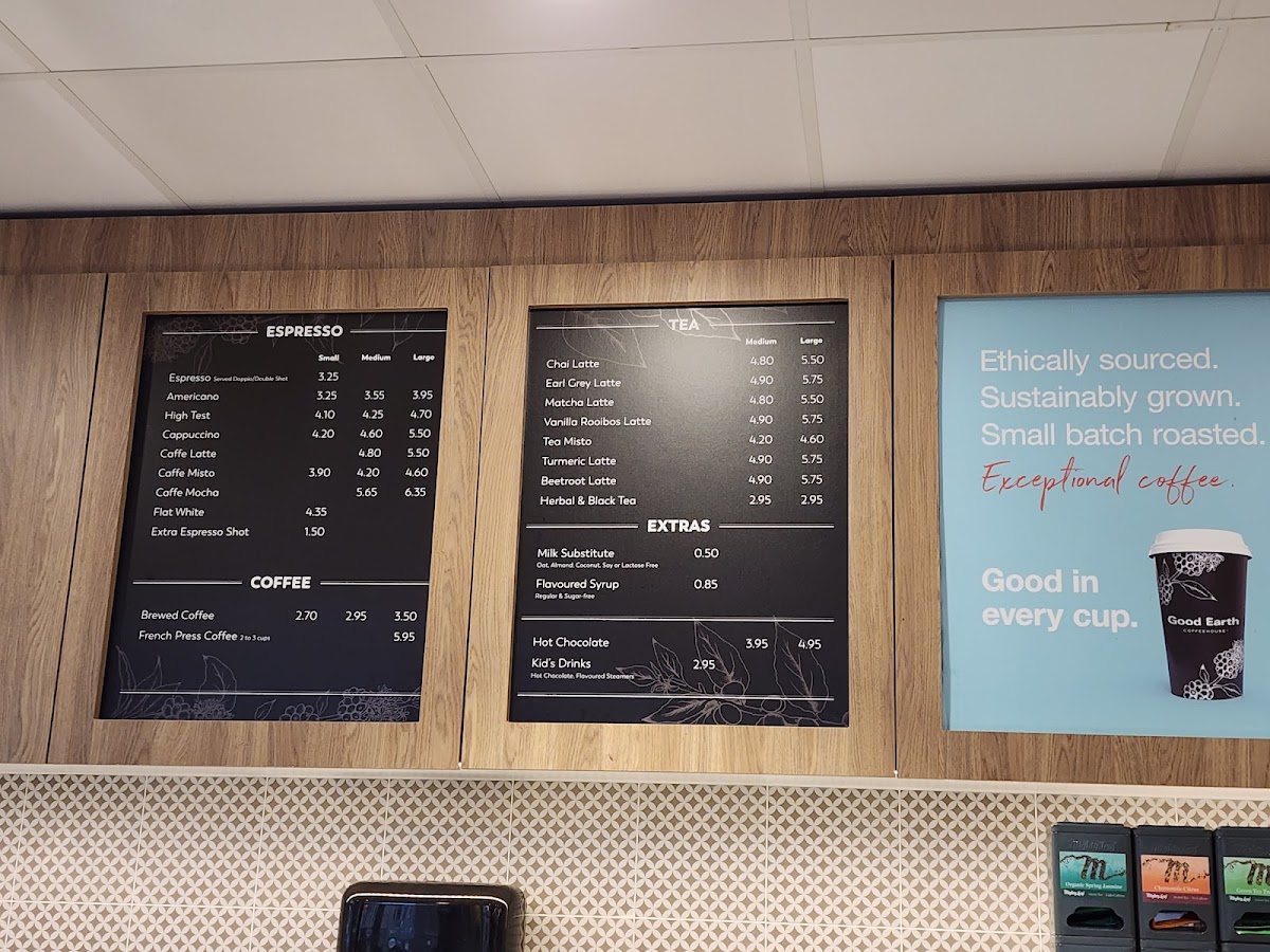 Menu Good Earth Coffeehouse - Yonge & Wellesley-4