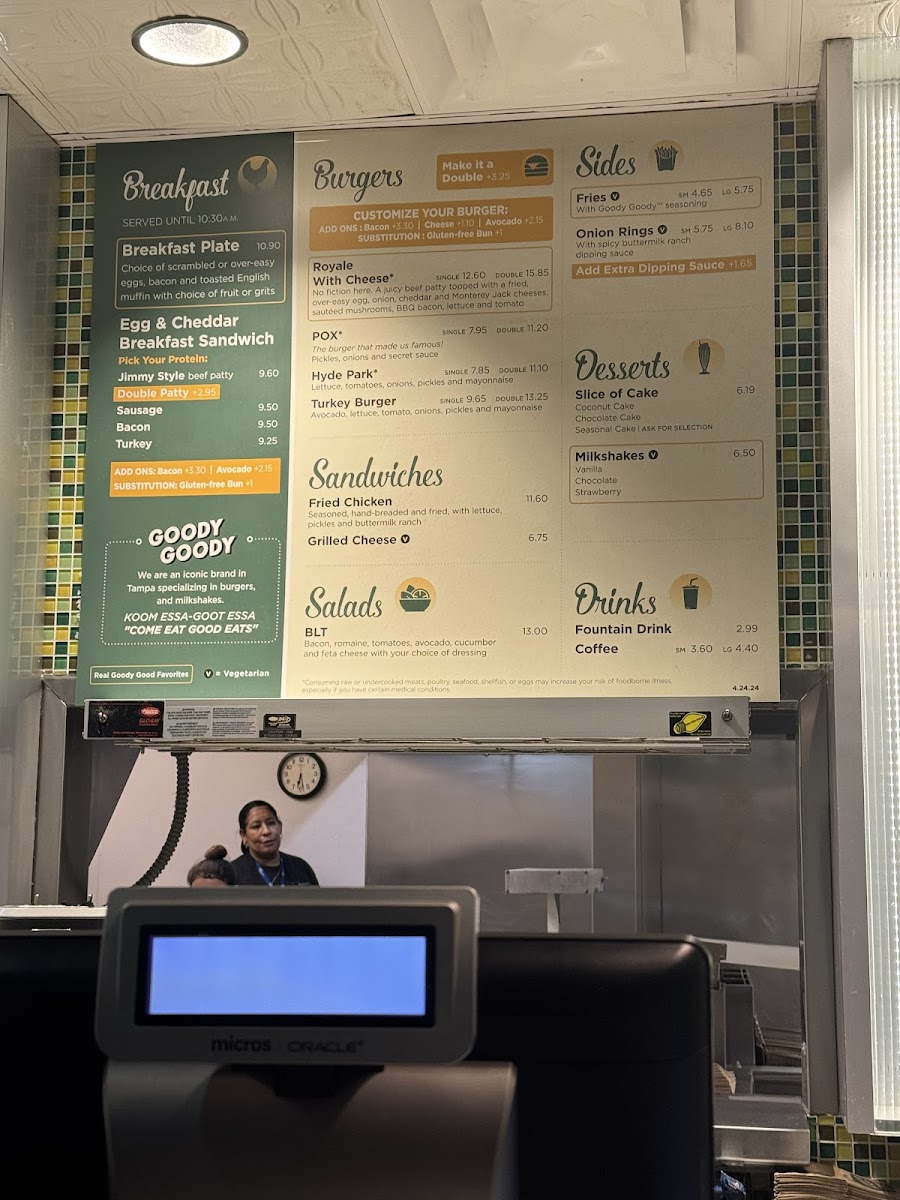 Menu Goody Goody-2