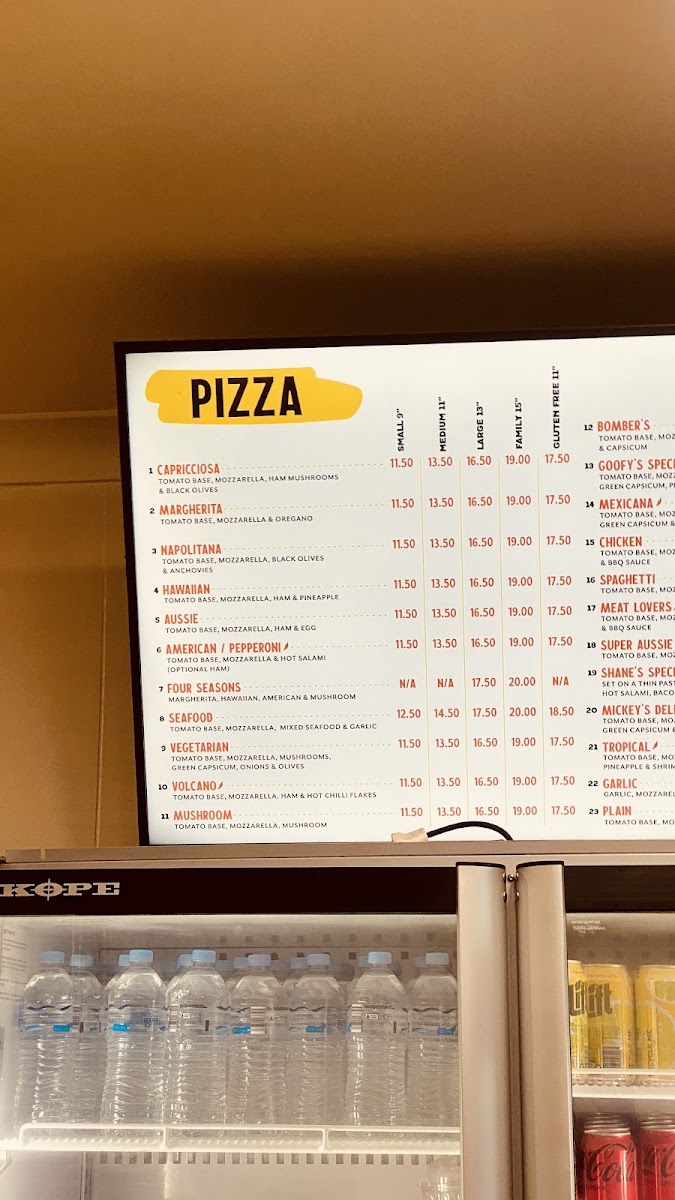 Menu Goofy's Pizza House-7