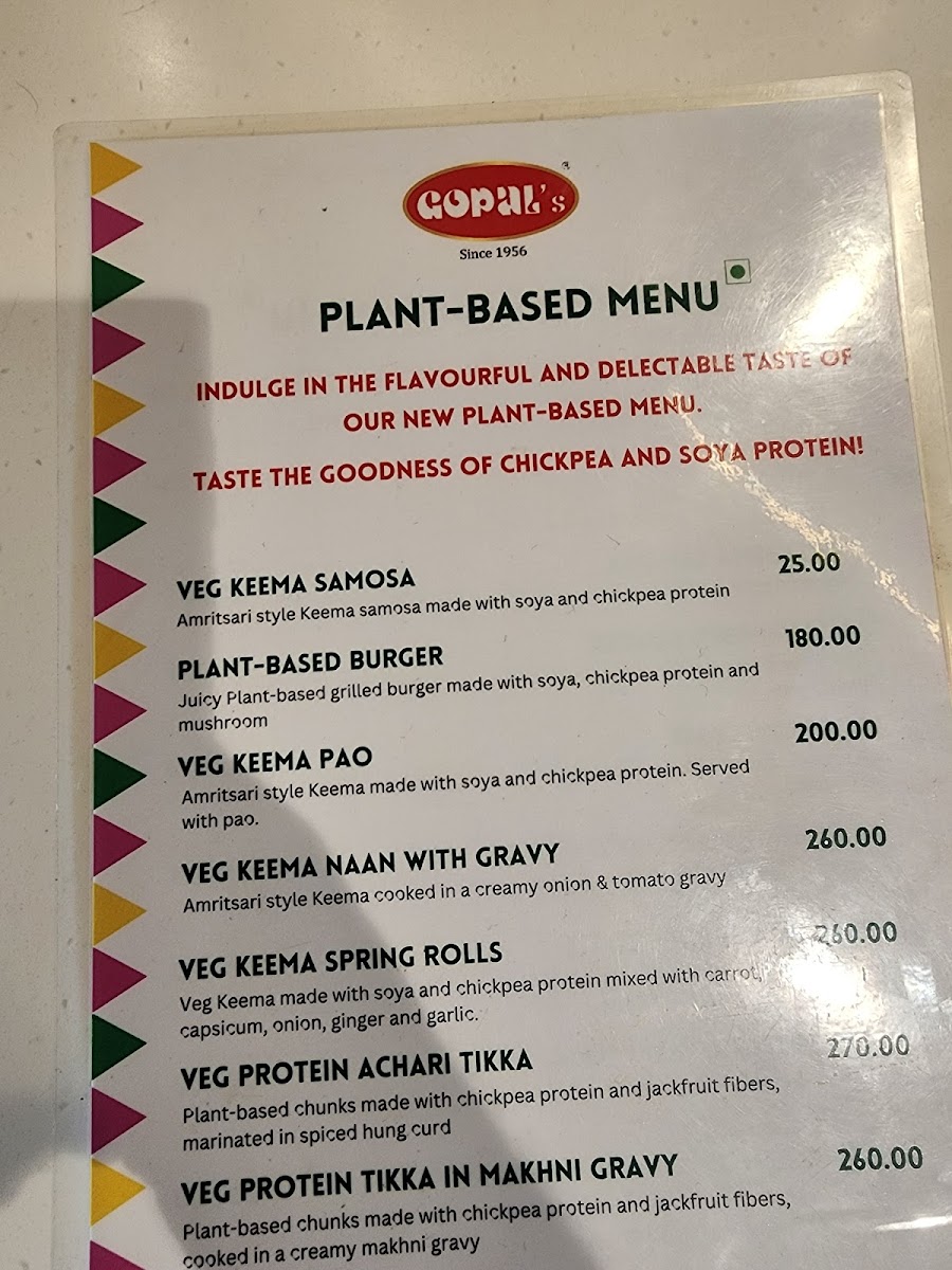 Menu Gopal Sweets Chandigarh-6