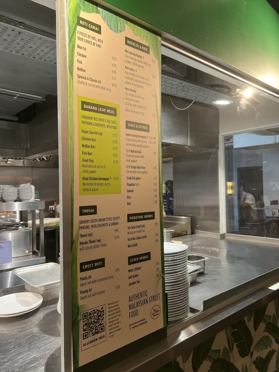 Menu Gopal's Corner Oxford Street-3