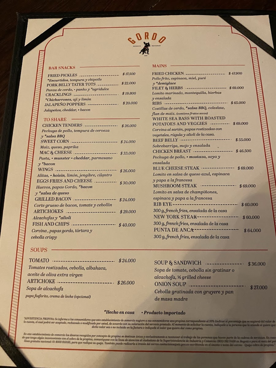 Menu Gordo Bar Parque La Colina-1