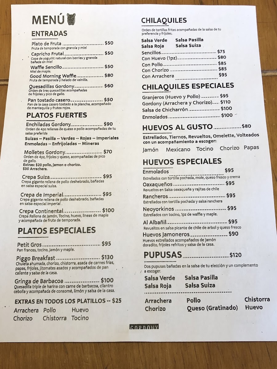 Menu Gordony Bistro-1