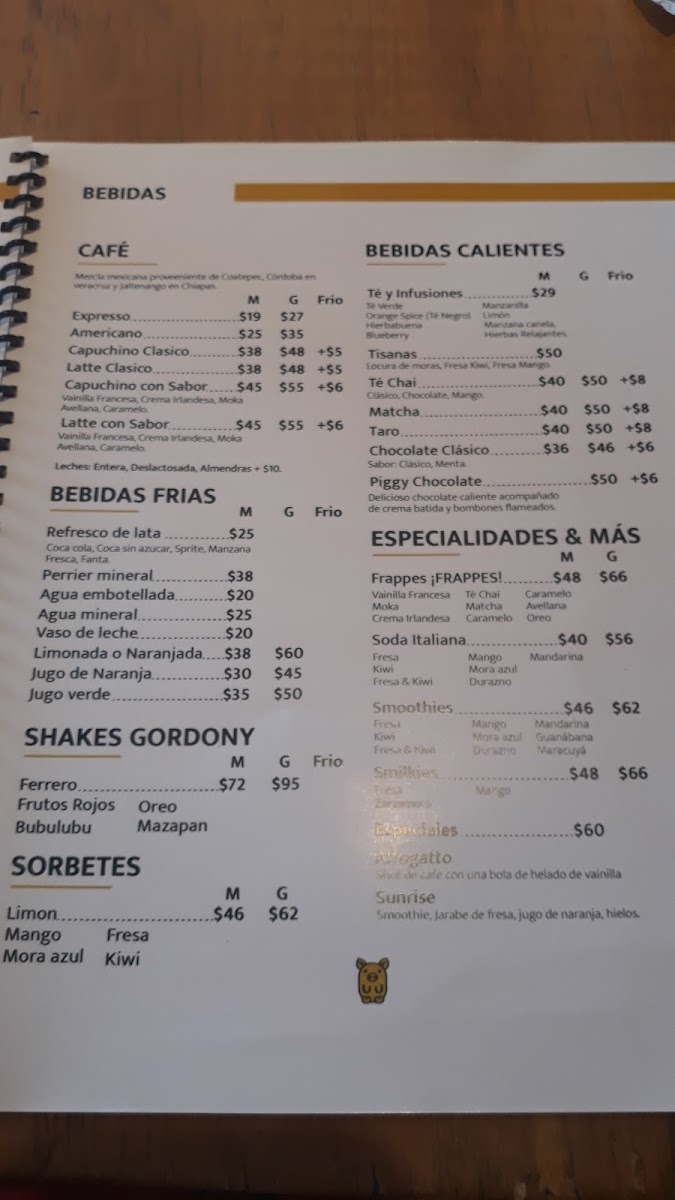 Menu Gordony Bistro-10
