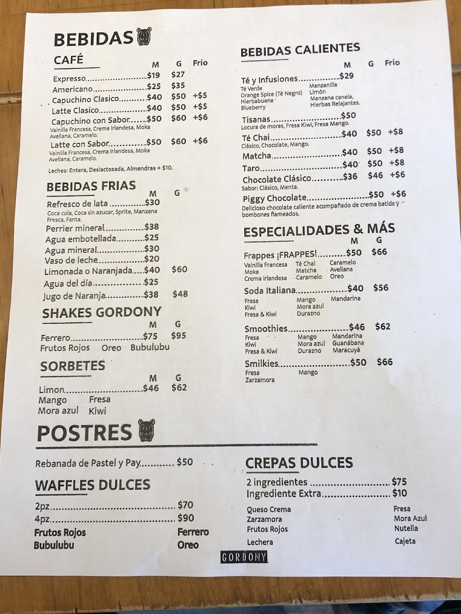 Menu Gordony Bistro-3
