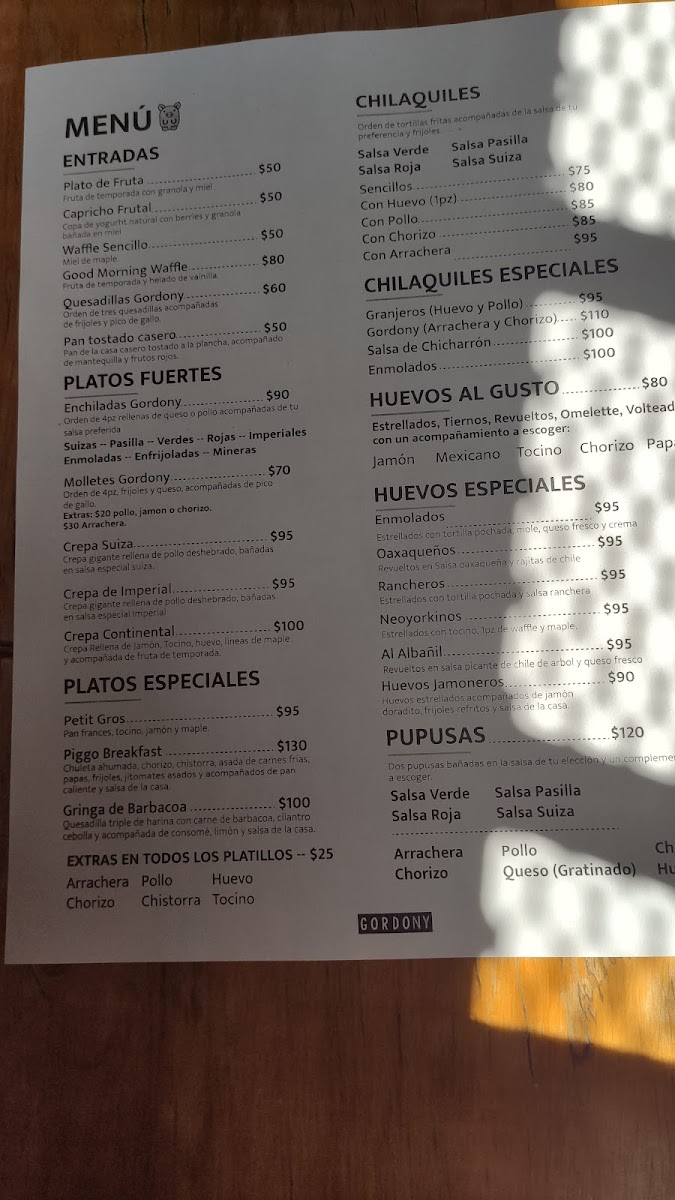 Menu Gordony Bistro-7