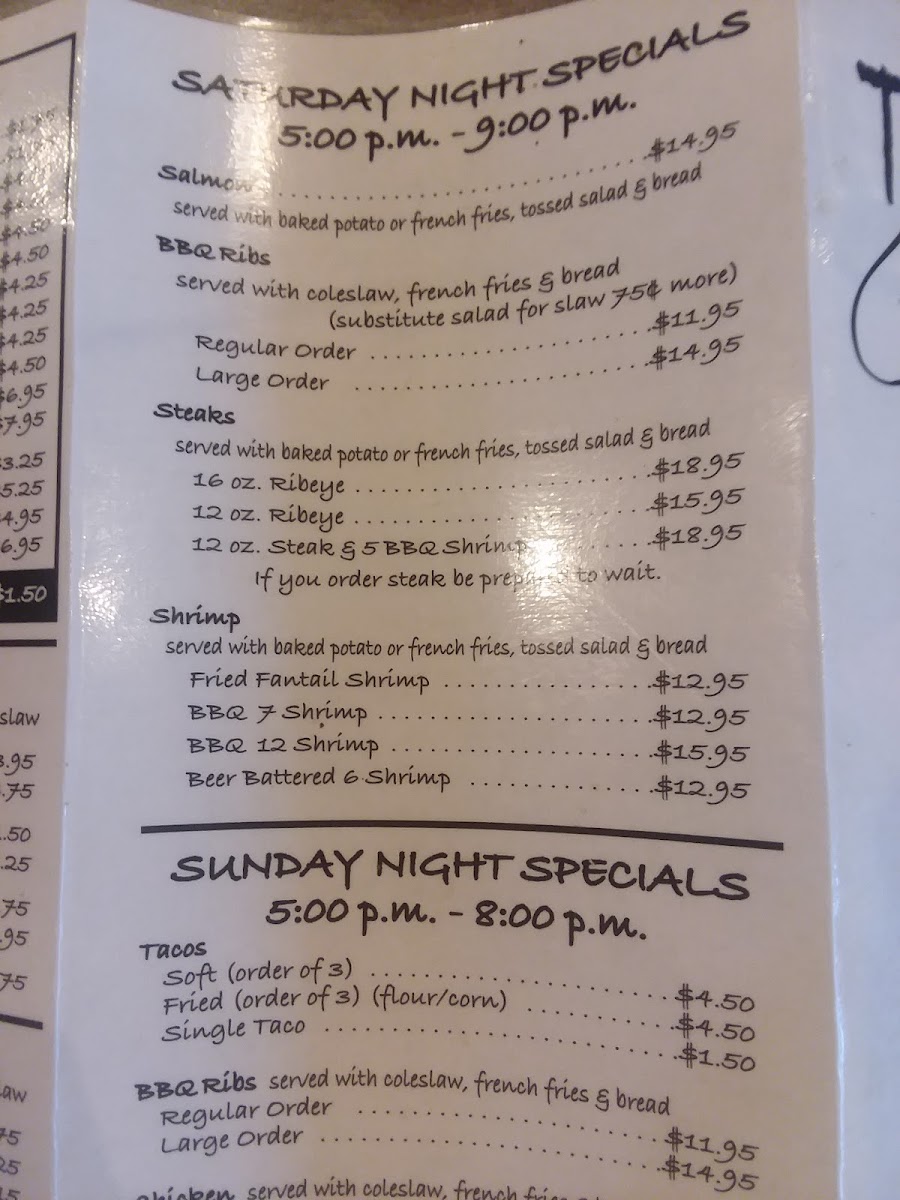 Menu Gordo's Barn-3