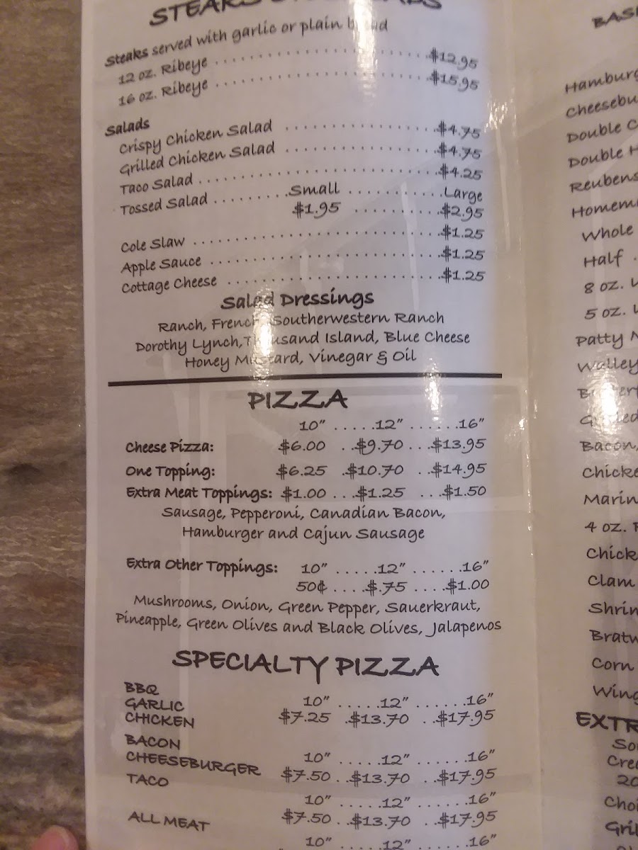 Menu Gordo's Barn-5