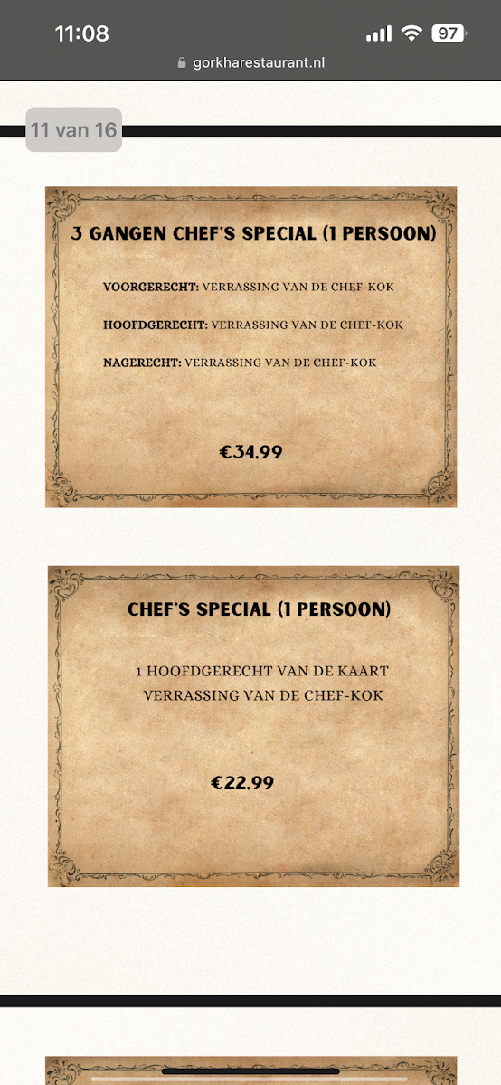 Menu Gorkha Nepalees & Indiaas Hilversum-9
