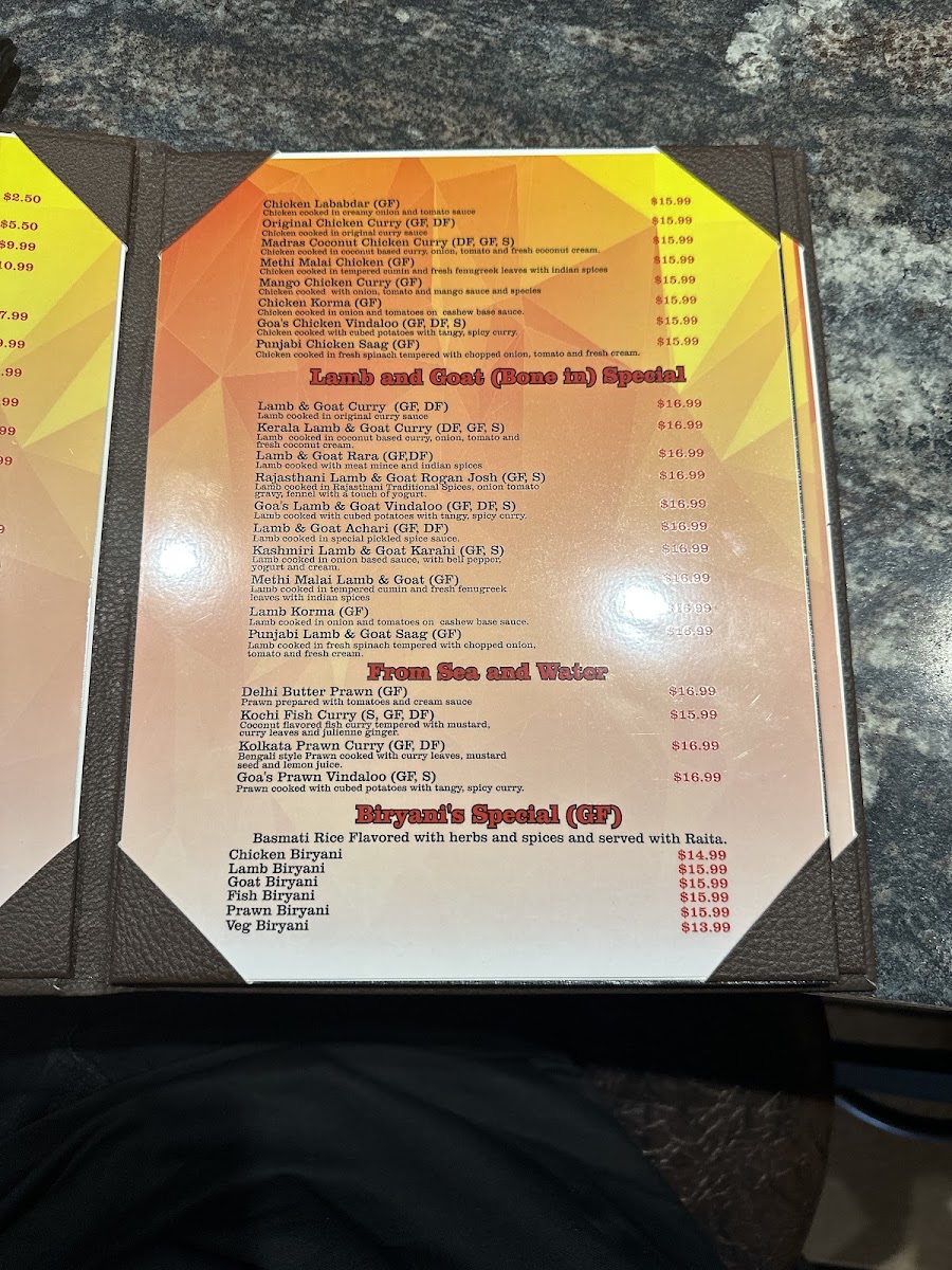 Menu Gorkha Spice - Indian & Nepalese Cuisine-5
