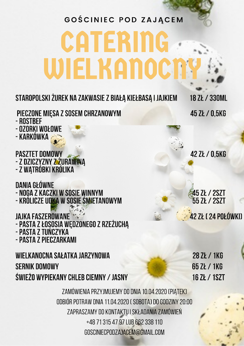 Menu Gosciniec Pod Zajacem-4