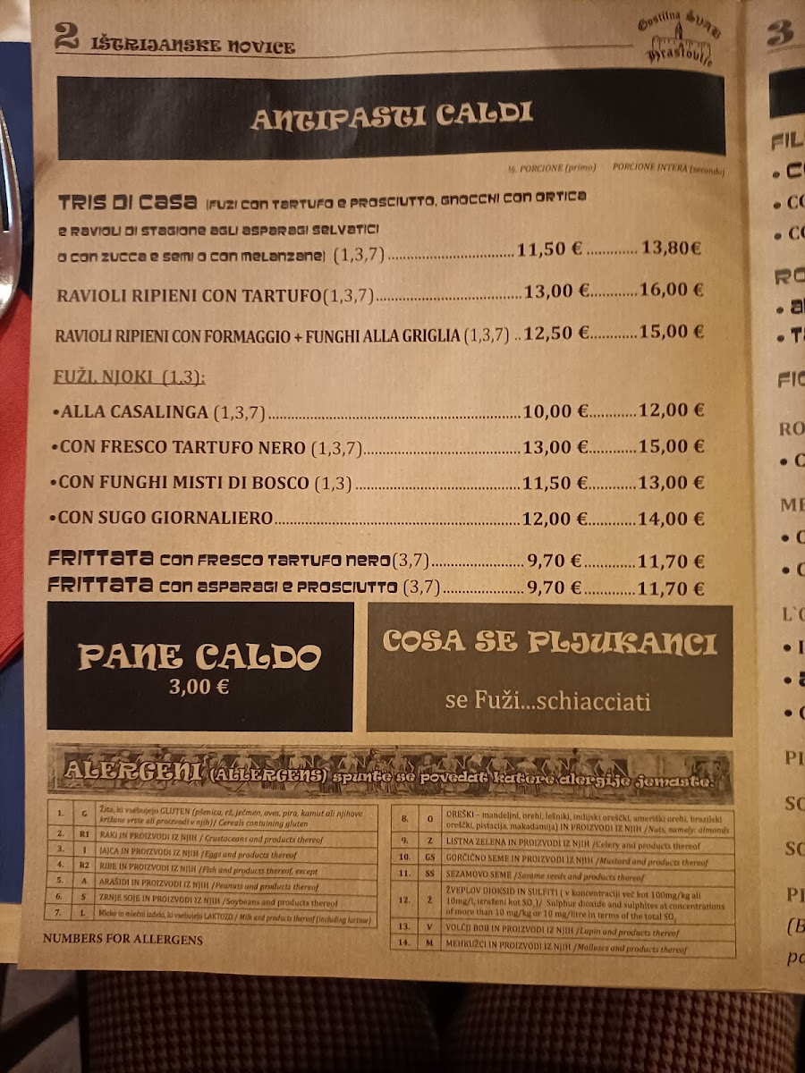 Menu Gostilna Švab-2