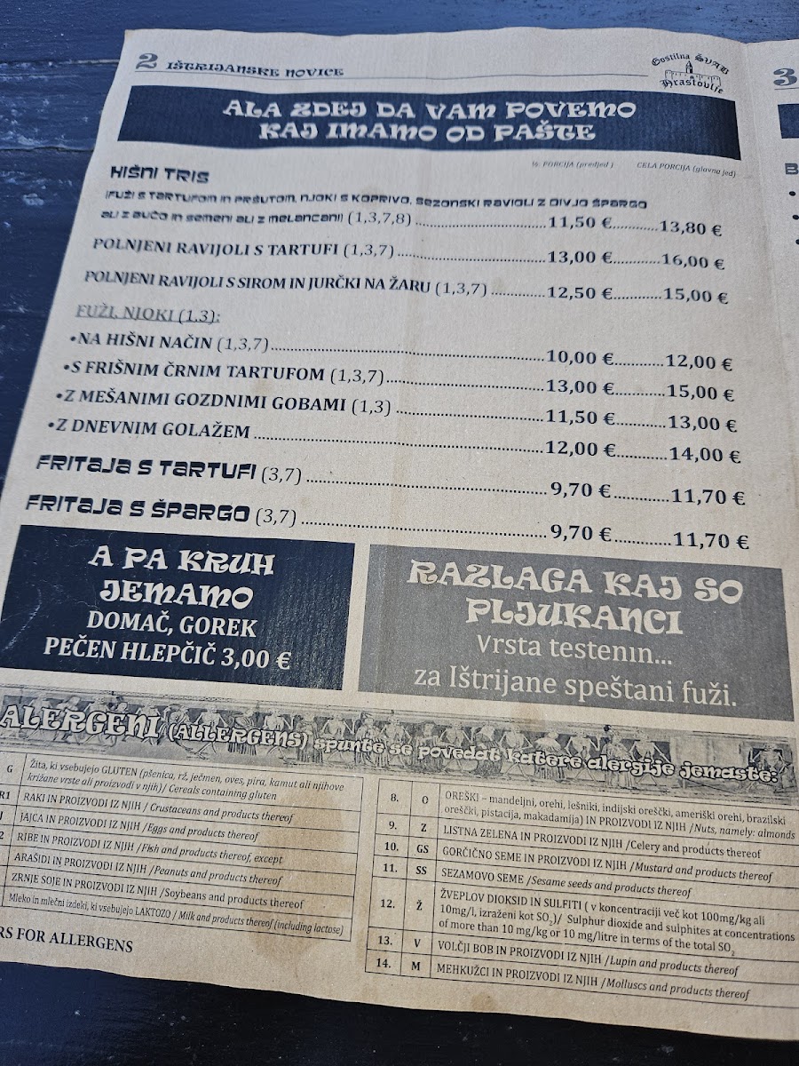 Menu Gostilna Švab-9