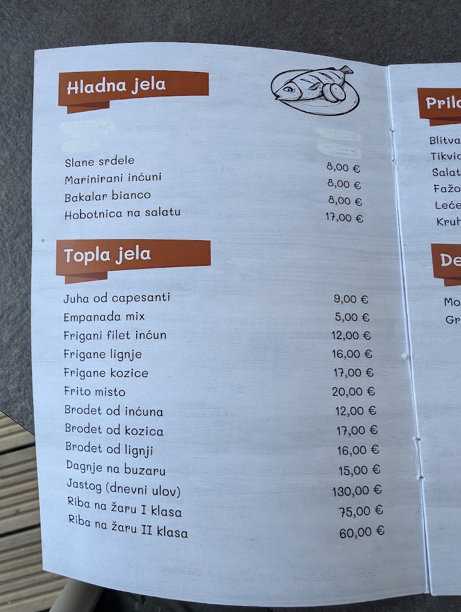 Menu Gostionica In Choon Fritulin-8