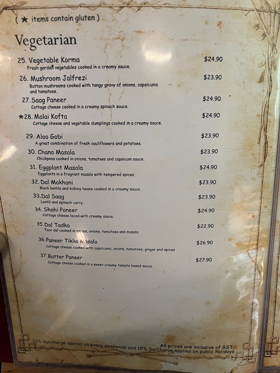 Menu Gourmet Curry Hut-3