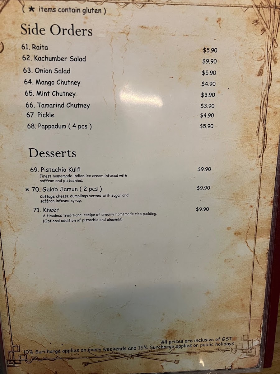 Menu Gourmet Curry Hut-4