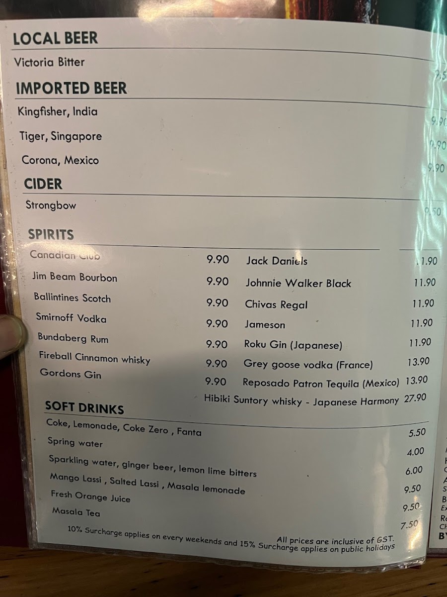Menu Gourmet Curry Hut-5