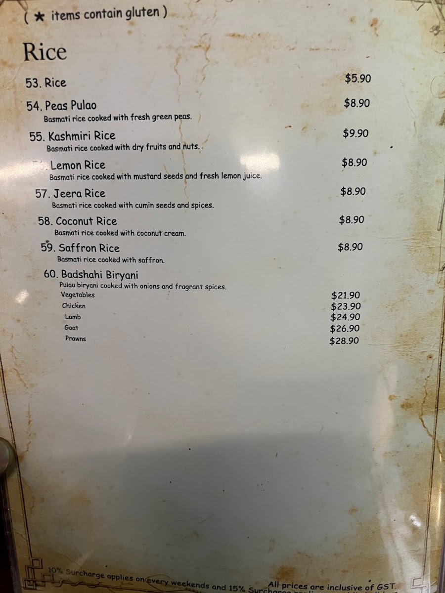 Menu Gourmet Curry Hut-8