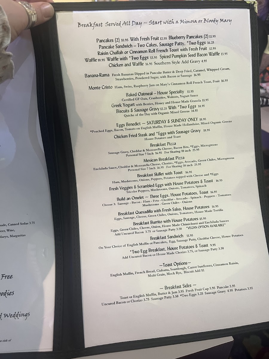 Menu Gourmet Girls Gluten Free Bakery/bistro-6