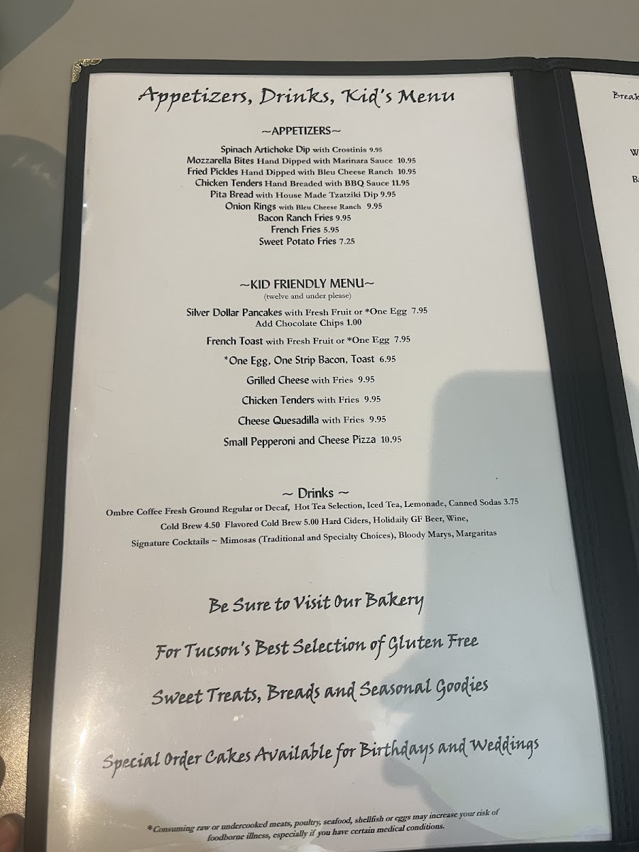 Menu Gourmet Girls Gluten Free Bakery/bistro-7