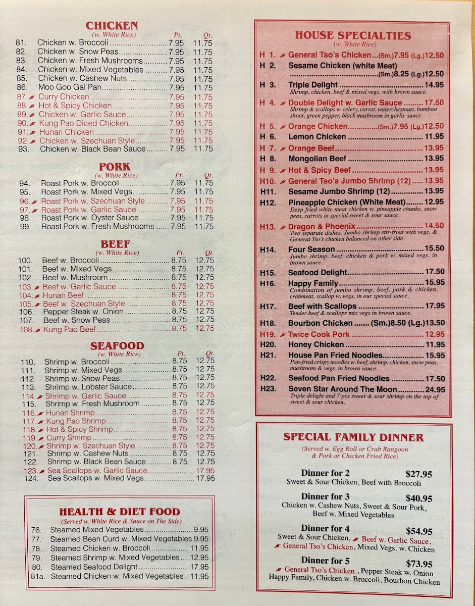 Menu Gourmet House Chinese Restaurant-1