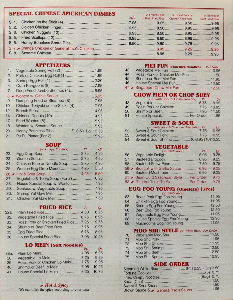 Menu Gourmet House Chinese Restaurant-5