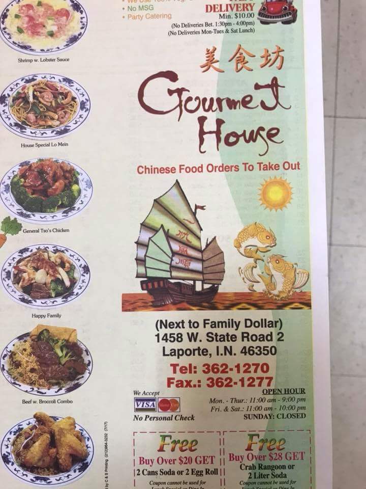 Menu Gourmet House Chinese Restaurant-8