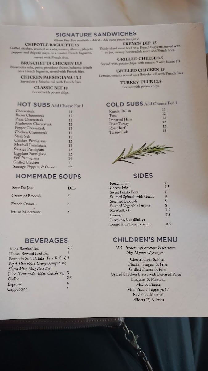 Menu Gourmet Italian Cuisine & Pizzeria-10