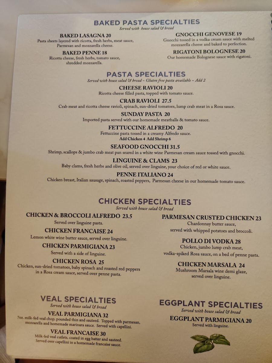 Menu Gourmet Italian Cuisine & Pizzeria-3