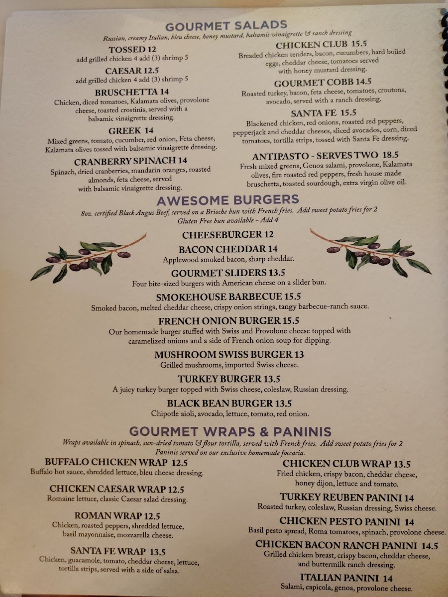 Menu Gourmet Italian Cuisine & Pizzeria-4