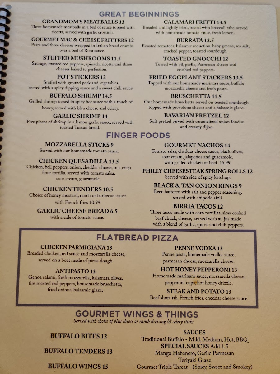 Menu Gourmet Italian Cuisine & Pizzeria-5