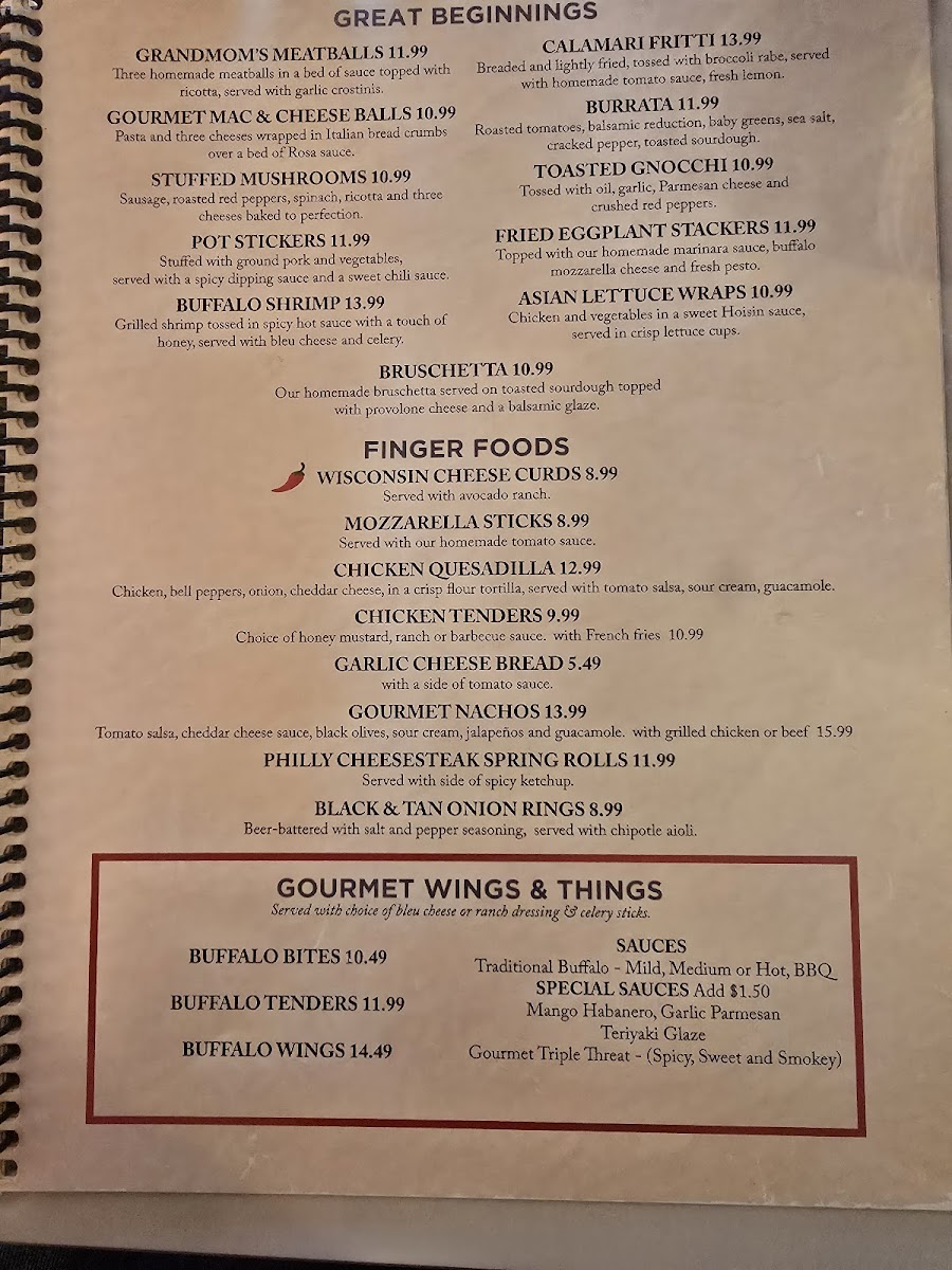 Menu Gourmet Italian Cuisine & Pizzeria-6