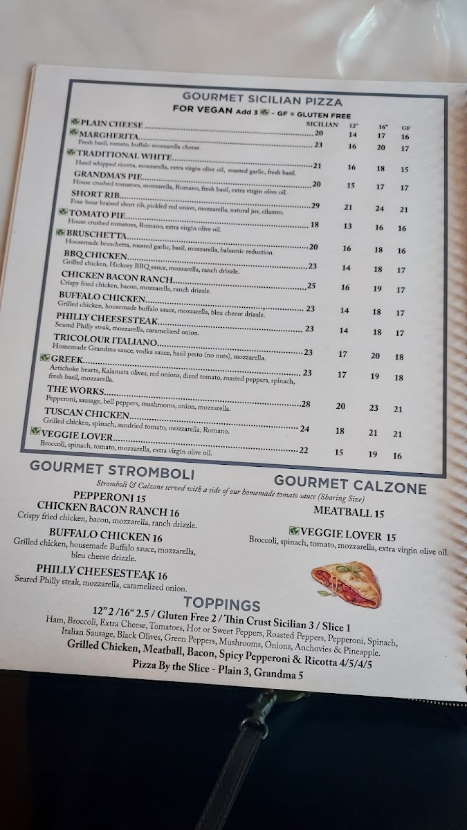 Menu Gourmet Italian Cuisine & Pizzeria-9