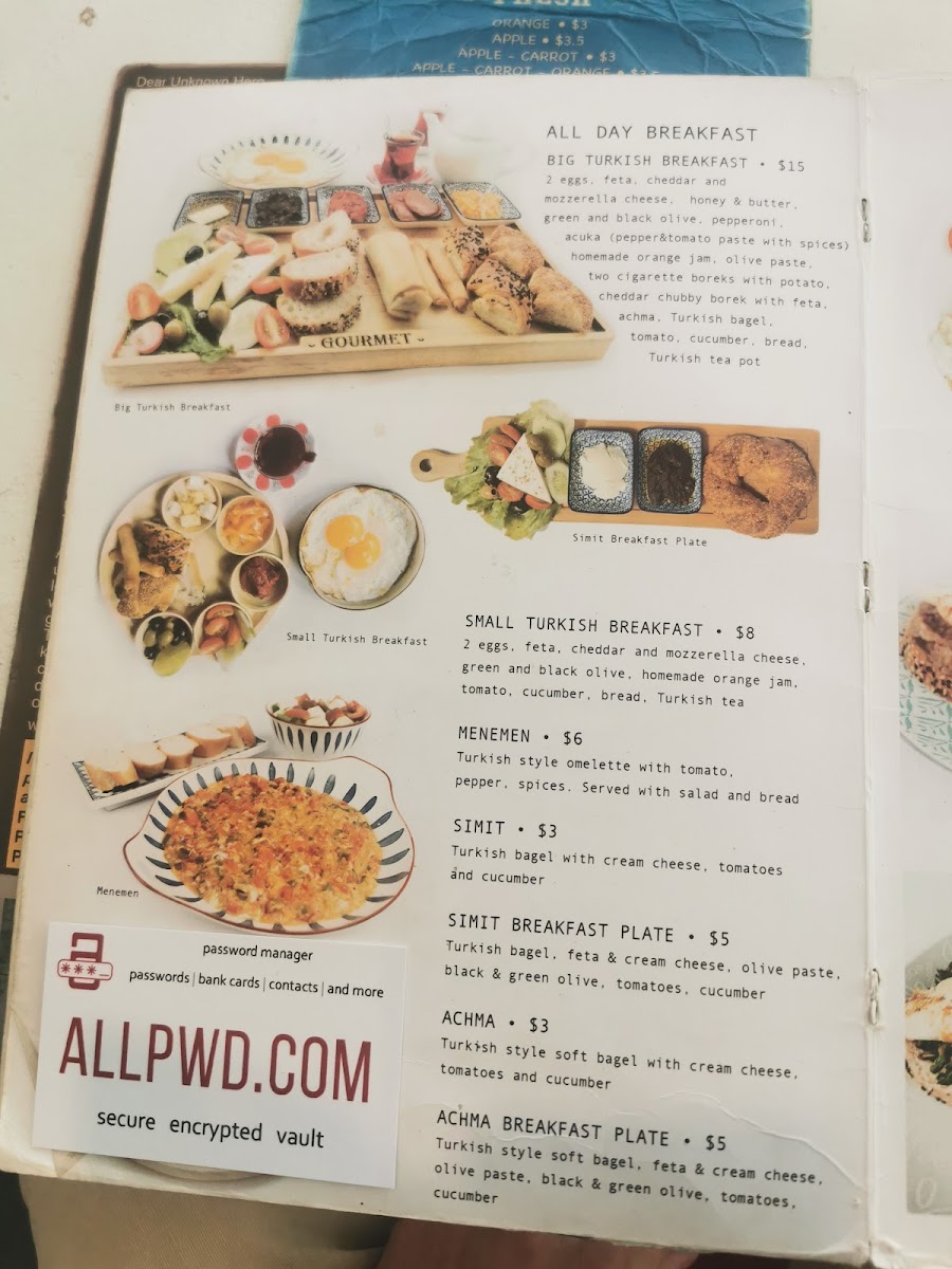 Menu Gourmet Kitchen-1