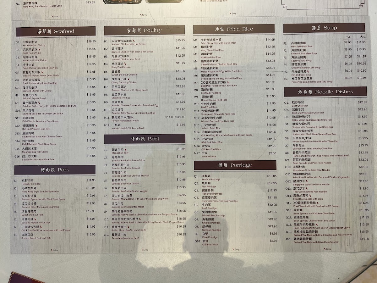 Menu Gourmet Village Restaurant-4